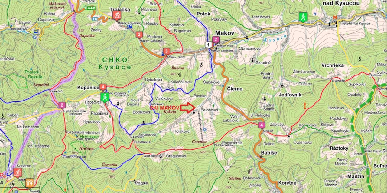 Ski Apartman Sajmon So Saunou Makov Εξωτερικό φωτογραφία